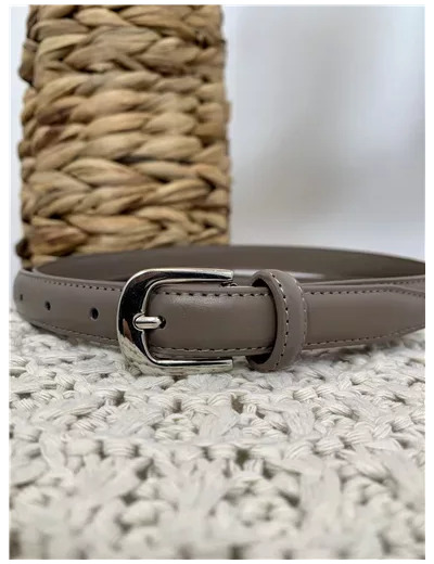V696- Ceinture sécable Très Fine 1.8cm (taupe)