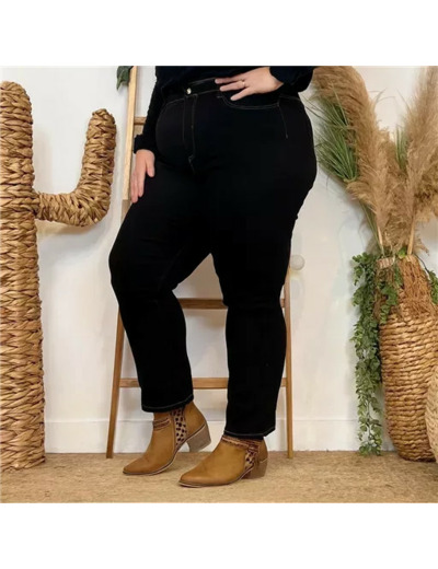 M969- Jean 7/8ème Voggo (T42-T50) (noir)