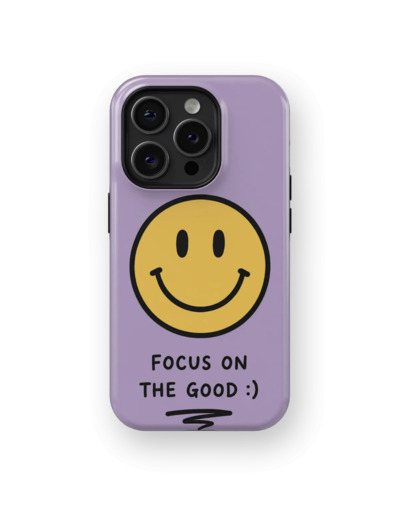 Smiley Violet | Coque de téléphone 3D 2en1 Ultra-résistante