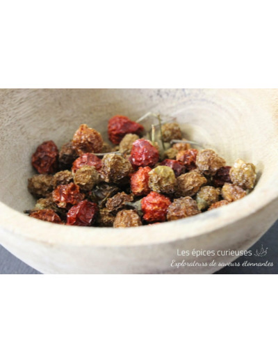 Piment Cabri Majunga Entier Séché de Madagascar