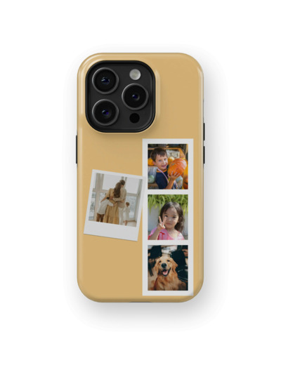 Memory Collage - Yellow | Coque de téléphone 3D 2en1 Ultra-résistante