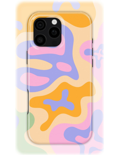 Artful Waves | Coque de téléphone 3D 2en1 Ultra-résistante