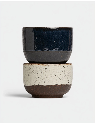 Gaïa - Lot de 2 tasses à Saké