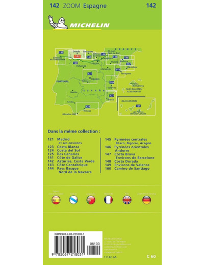 CARTE ZOOM ASTURIES, COSTA VERDE