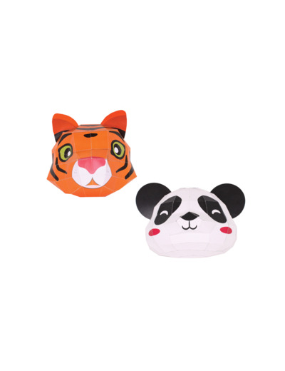 Easy Peasy Panda & Tigre en Papier