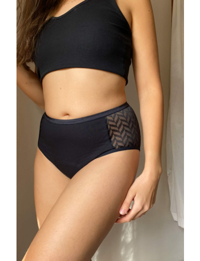 Slip-Slap EVOLUTION - Version Taille-Haute dentelle française