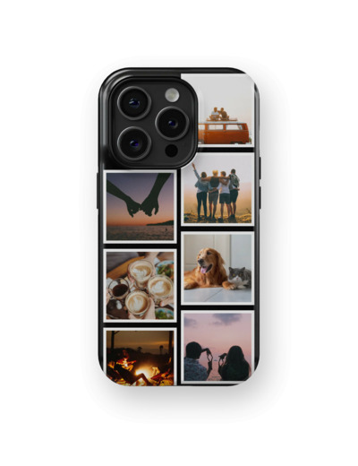 Snapshot Gallery - Black | Coque de téléphone 3D 2en1 Ultra-résistante
