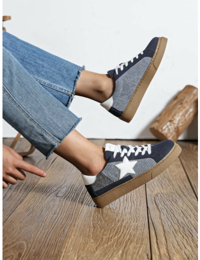 Baskets femme Bleu - Lali - Findlay