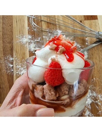Bougie Pot - CRUMBLE & DELICE DE FRAISE