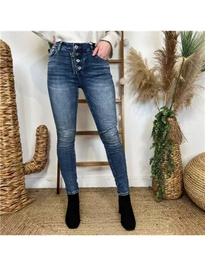 P069- New jean Melly.and.Co (Xs-Xl) (denim foncé)