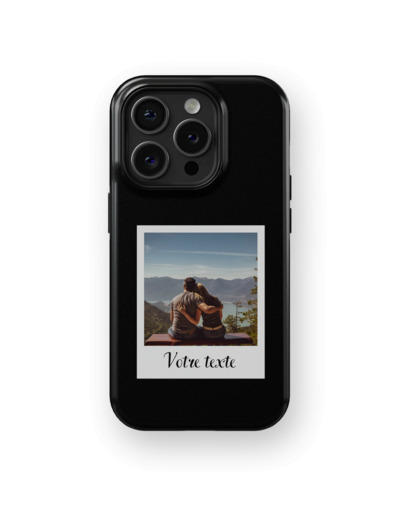 Polaroid Moments - Black | Coque de téléphone 3D 2en1 Ultra-résistante