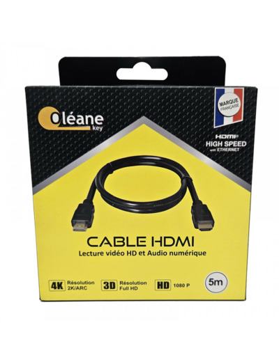 Câble HDMI 1.4 mâle/mâle
