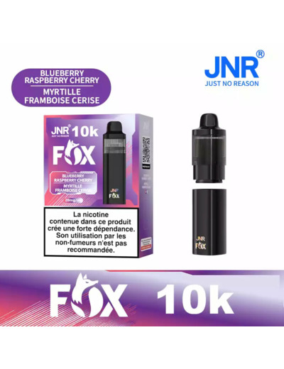 JNR FOX - Puff 10k Blueberry Raspberry Cherry