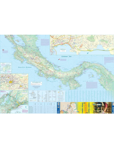 CENTRAL AMERICA 1:1 100 000 WATERPROOF MAP