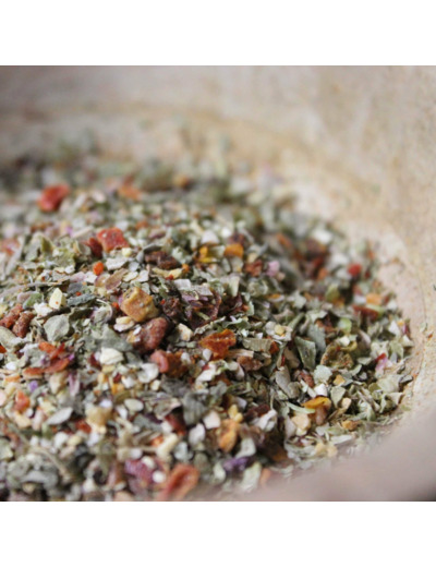 Assemblage de pâtes à la basquaise