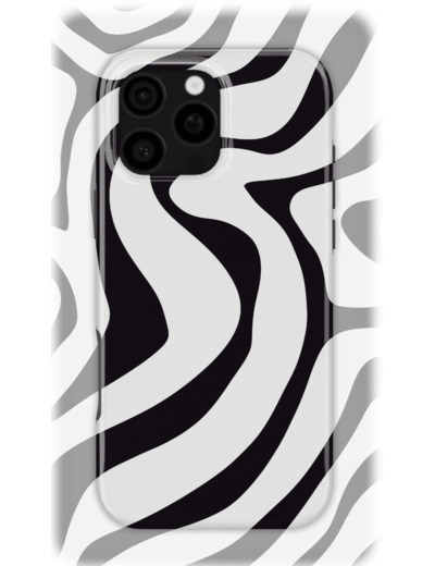Monochrome Flow | Coque de téléphone 3D 2en1 Ultra-résistante