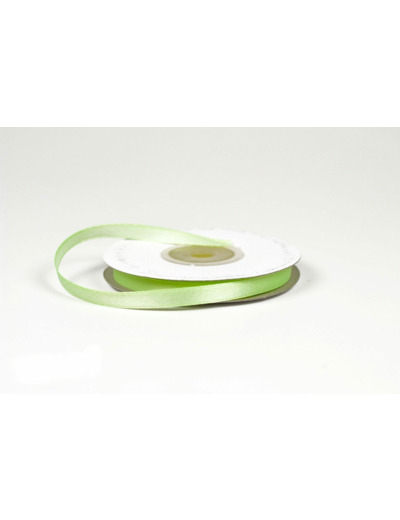 Ruban satin vert clair 520 Largeur 6 mm