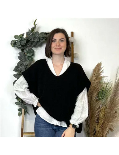 K523- Pull Mohair (Tu) 🇮🇹 (noir)