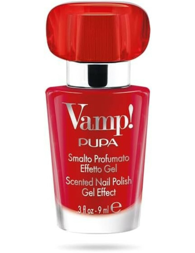 PUPA Vamp! Vernis parfumé effet gel à la fragrance rouge N°203 9 ml