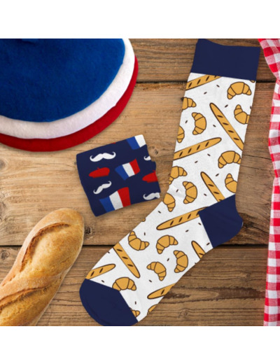 Chaussettes homme baguette béret