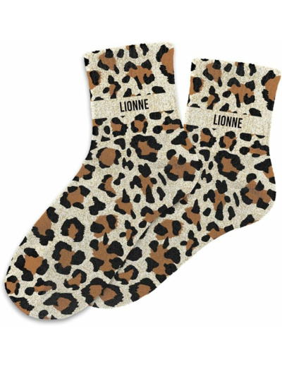 STC Chaussettes paillettes lionne
