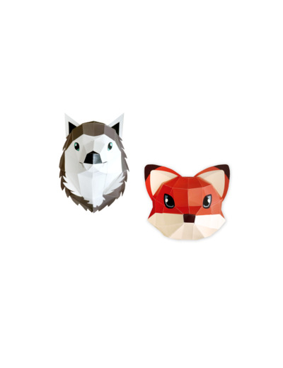 Easy Peasy Loup & Renard en Papier