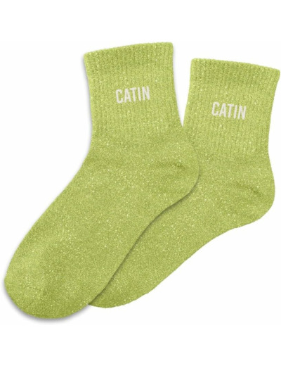 Chaussettes paillettes catin