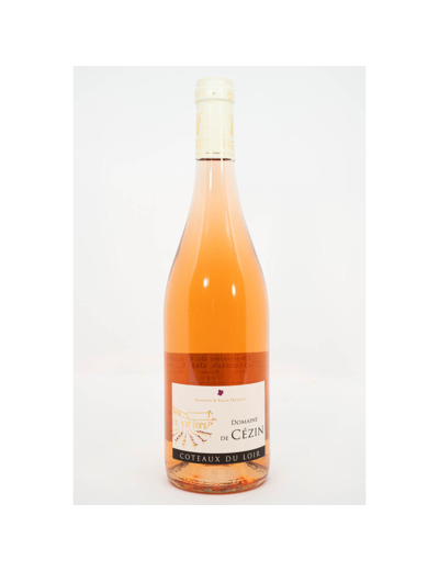 CÔTEAUX DU LOIR AOP ROSÉ DOMAINE DE CEZIN