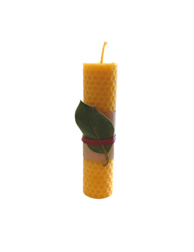 Bougie à la cire d'abeille