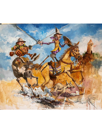 Illustration de Don Quichotte revisité