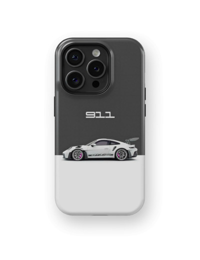 Pink Brake Caliper Porsche | Coque de téléphone 3D 2en1 Ultra-résistante