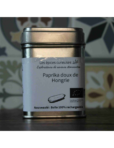 Paprika doux de Hongrie - 40G - Boite métal
