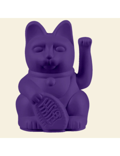 Donkey lucky cat violet | Porte bonheur Japonais violet