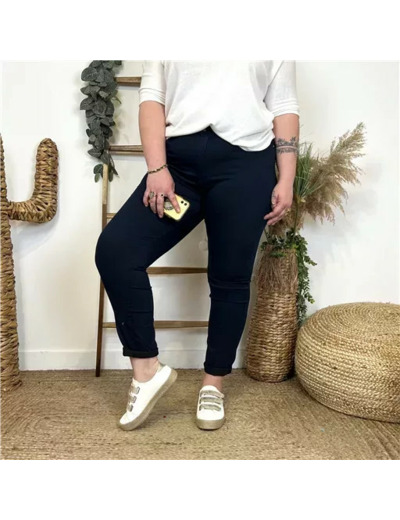 M988- Jean 7/8ème Voggo (T42-T50) (marine)