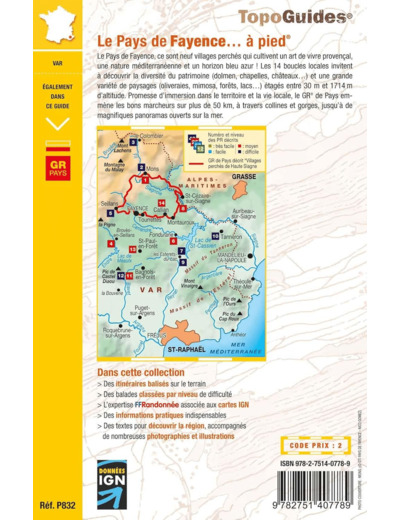 LE PAYS DE FAYENCE A PIED - VILLAGES PERCHES EN PROVENCE D'AZUR