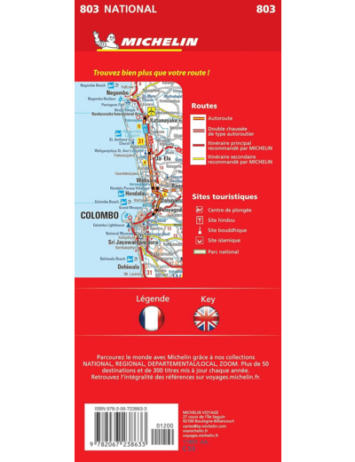 CARTE NATIONALE SRI LANKA