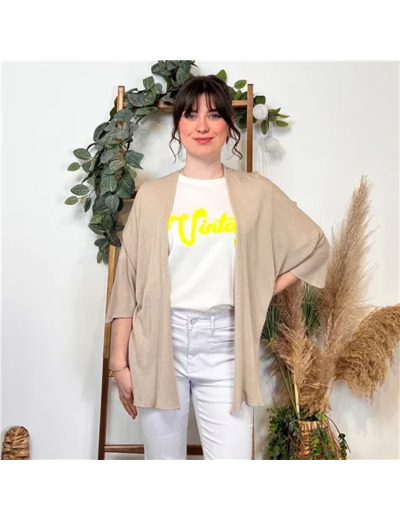 K298- Gilet léger (Tu) 🇮🇹 (beige)