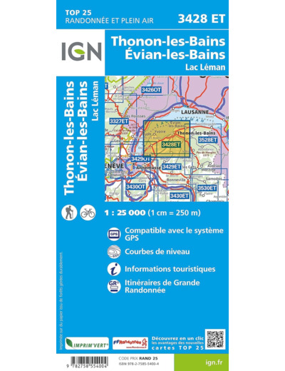 3428ET THONON LES BAINS EVIAN LES BAINS LAC LEMAN