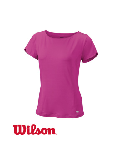 WILSON T-SHIRT STAR CROSSOVER Rose/Violet