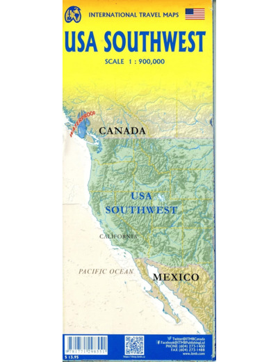 USA SOUTHWEST 1:900 000