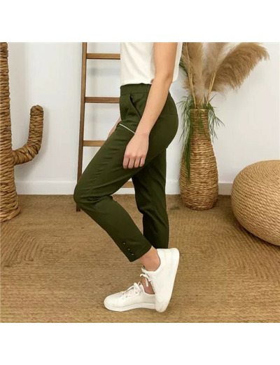 T545- Pantalon Confort JST (T38-T52) (kaki)
