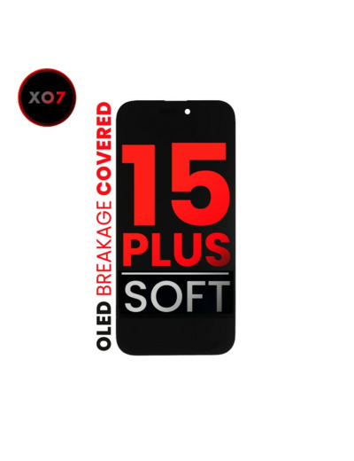 Bloc écran OLED pour iPhone 15 Plus - Aftermarket Pro - XO7 Soft