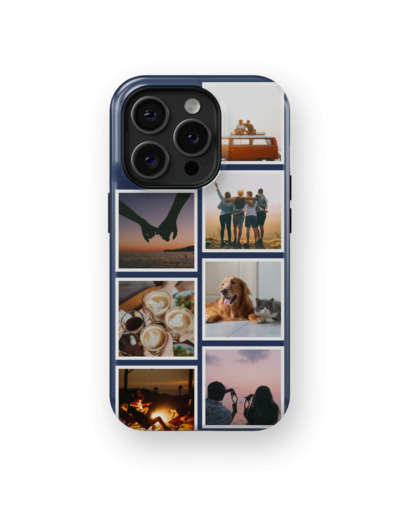 Snapshot Gallery - Dark Blue | Coque de téléphone 3D 2en1 Ultra-résistante