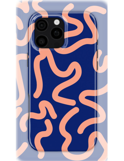 Coral Currents | Coque de téléphone 3D 2en1 Ultra-résistante