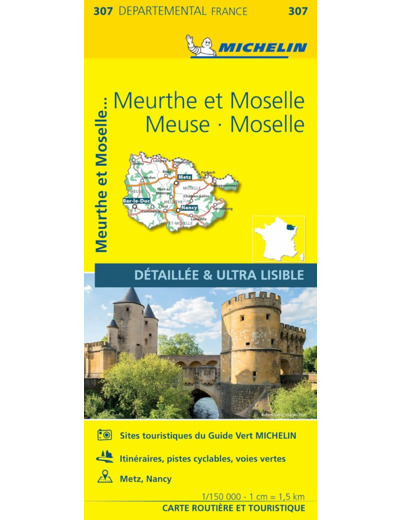 CARTE DEPARTEMENTALE MEURTHE ET MOSELLE, MEUSE, MOSELLE