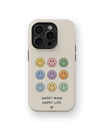 Smiley Multicolore | Coque de téléphone 3D 2en1 Ultra-résistante