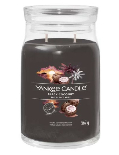 Yankee Candle Grande jarre - NOIX DE COCO NOIRE