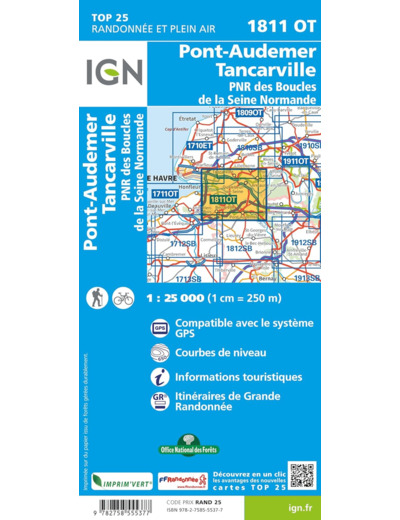 1811OT PONT-AUDEMER - TANCARVILLE PNR DES BOUCLES DE LA SEINE NORMAND