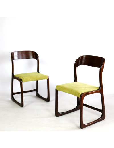 Paire de chaises "Traineau"