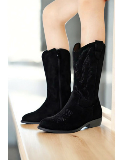 Bottines Tiags Enfant - noir - Shelssy